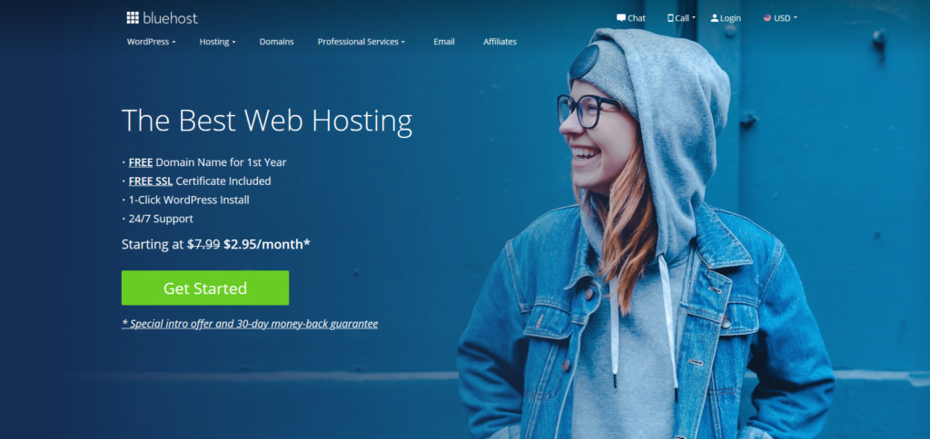 Screenshot 2020 05 01 Best Web Hosting 2020 Domains WordPress Bluehost Bluehost The Best Web Hosting