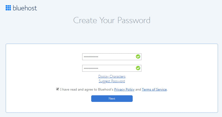 bluehost set password Bluehost The Best Web Hosting