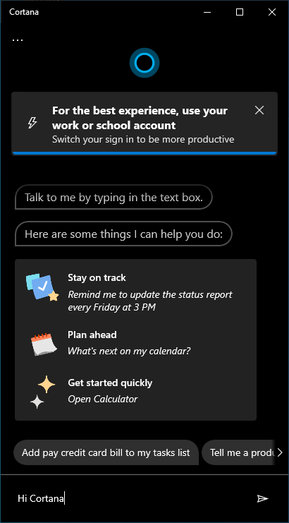 cortana Windows 10: new features updated May 2020