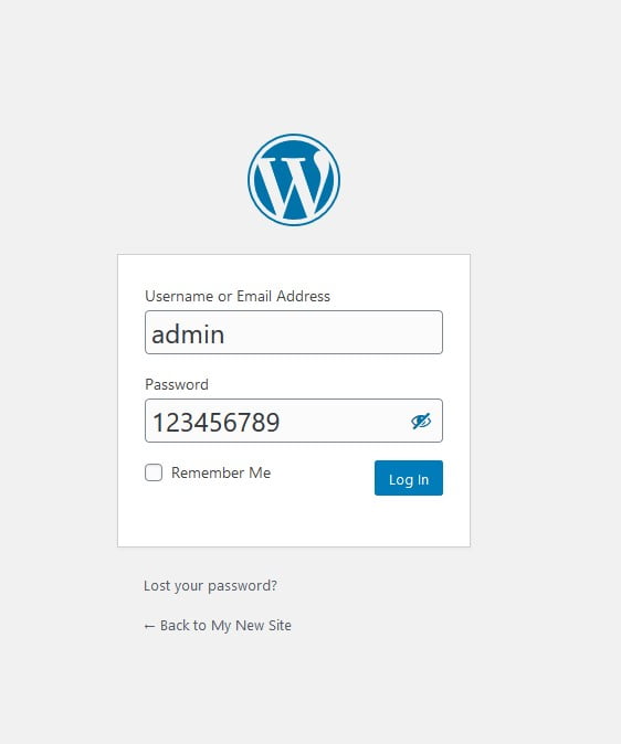 log in wordpress How to Install Wordpress on localhost with XAMPP